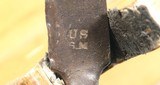 SCARCE U.S. MODEL 1816 FLINTLOCK MUSKET SOCKET BAYONET MFG. BY SPRINGFIELD MANUFACTURING CO. CIRCA 1819. - 3 of 3