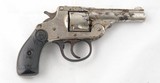 IVER JOHNSON ARMS AND CYCLE WORKS FIRST MODEL AUTOMATIC HAMMER .32 S&W POCKET D.A POCKET REVOLVER, CIRCA 1894