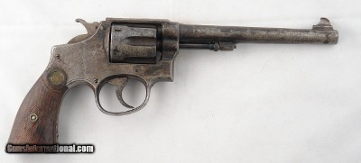 EARLY SMITH & WESSON HAND EJECTOR H.E. 1905 3RD CHANGE .38 S&W D.A. REVOLVER(1909-15)