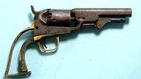 ORIGINAL COLT MODEL 1849 PERCUSSION 4” POCKET REVOLVER PARTS GUN - 1 of 4