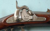 SCARCE CIVIL WAR HARPERS FERRY U.S. MODEL 1855 PERCUSSION RIFLE DATED 1859. - 3 of 12