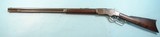 RARE WINCHESTER MODEL 1873 LEVER ACTION .44-40 CAL. 30” OCTAGON RIFLE MANUFACTURED IN 1886. - 2 of 14