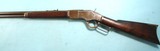 RARE WINCHESTER MODEL 1873 LEVER ACTION .44-40 CAL. 30” OCTAGON RIFLE MANUFACTURED IN 1886. - 3 of 14