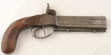 BELGIAN PERCUSSION OVER/UNDER OCTAGON .44 CAL. BELT PISTOL CIRCA 1860’S. - 1 of 6
