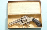SMITH & WESSON D.A. .32 S&W CAL. 4TH MODEL REVOLVER IN ORIGINAL BOX CIRCA 1880’S - 1 of 6
