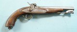 REPRODUCTION EAST INDIA CO. TYPE 1840’S PERCUSSION .54 CAL. OCTAGON BARREL CAVALRY PISTOL