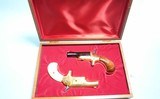 CASED PAIR COLT LORD & LADY .22 SHORT CAL. SINGLE SHOT DERINGERS CIRCA 1983 - 1 of 7