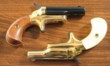 CASED PAIR COLT LORD & LADY .22 SHORT CAL. SINGLE SHOT DERINGERS CIRCA 1983 - 4 of 7