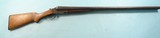 ITHACA GUN COMPANY 10 GA. HAMMERLESS DAMASCUS 32” SIDE X SIDE SHOTGUN CIRCA 1890’S - 1 of 10