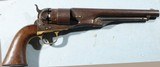 EARLY CIVIL WAR COLT U.S. MODEL 1860 ARMY REVOLVER CA. 1862. - 1 of 6