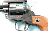 EARLY RUGER SUPER SINGLE SIX .22 CAL. REVOLVER IN TWO PIECE BLACK AND RED BOX WITH 22 MAG. AND EXTRA 22LR CYLINDERS CIRCA 1968-9. - 4 of 7