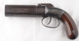 GOLD RUSH ERA WILLIAM W. MARSTON BELT MODEL PERCUSSION PEPPERBOX REVOLVER DATED 1849. - 2 of 7