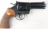 EARLY COLT PYTHON .357 MAGNUM CAL. 4” BLUE REVOLVER CIRCA 1964. - 2 of 7