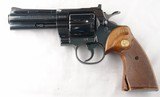 EARLY COLT PYTHON .357 MAGNUM CAL. 4” BLUE REVOLVER CIRCA 1964. - 1 of 7