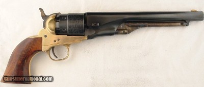 ASM ITALIAN REPRODUCTION CIVIL WAR COLT MODEL 1860 ARMY BRASS FRAME .44 CAL. REVOLVER