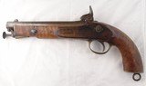 BRITISH EAST INDIA GOVERNMENT (EIG) PATTERN 1858 PERCUSSION .56 CAL. SINGLE SHOT CAVALRY PISTOL DATED 1867. - 2 of 6