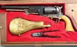 CASED REPLICA ARMS CO. REPRODUCTION COLT WALKER MODEL 1847 PERCUSSION .44 CAL. REVOLVER. - 1 of 6