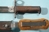 EXCEPTIONAL SPRINGFIELD U.S. MODEL 1905 BAYONET DATED 1909 W/ORIG. SCABBARD - 4 of 6
