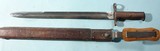 EXCEPTIONAL SPRINGFIELD U.S. MODEL 1905 BAYONET DATED 1909 W/ORIG. SCABBARD - 2 of 6