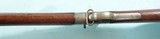 EXCELLENT INDIAN WARS SPRINGFIELD U.S. MODEL 1871 ROLLING BLOCK ARMY RIFLE W/ BAYONET & SCABBARD. - 8 of 10