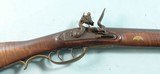 CONTEMPORARY PENNSYLVANIA FLINTLOCK LONG RIFLE WITH M.M. MASLAM / WARRENTED LOCK CA. 1970’S-80’S. - 4 of 11