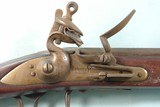 19th CENTURY BRITISH BARNETT FLINTLOCK HUDSON BAY TRADE GUN. - 4 of 12
