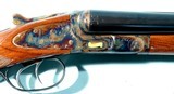 HUNTER ARMS CO. L.C. SMITH FEATHERWEIGHT ENGRAVED CUSTOM DELUXE 12 GA. SIDE X SIDE SHOTGUN. - 3 of 10