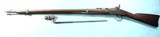 INDIAN WARS SPRINGFIELD U.S. MODEL 1868 TRAPDOOR RIFLE W/BAYONET. 50-70 Govt. caliber 33” barrel - 2 of 15