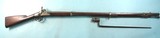 SUPERIOR MEXICAN WAR SPRINGFIELD U.S. MODEL 1840 PERCUSSION CONVERSION MUSKET DATED 1841 W/ORIG. RARE MODEL 1835/40 BAYONET - 1 of 12