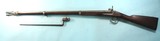 SUPERIOR MEXICAN WAR SPRINGFIELD U.S. MODEL 1840 PERCUSSION CONVERSION MUSKET DATED 1841 W/ORIG. RARE MODEL 1835/40 BAYONET - 2 of 12