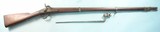 MEXICAN WAR SPRINGFIELD U.S. MODEL 1842 PERCUSSION MUSKET DATED 1845 W/BAYONET - 1 of 12