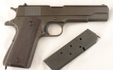 WW2 WWII REMINGTON-RAND U.S. MODEL 1911-A1 1911A1 .45 ACP CAL. PISTOL MFG. 1943. - 1 of 7