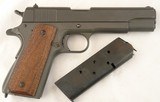 WW2 WWII REMINGTON-RAND U.S. MODEL 1911-A1 1911A1 .45 ACP CAL. PISTOL MFG. 1943. - 1 of 6