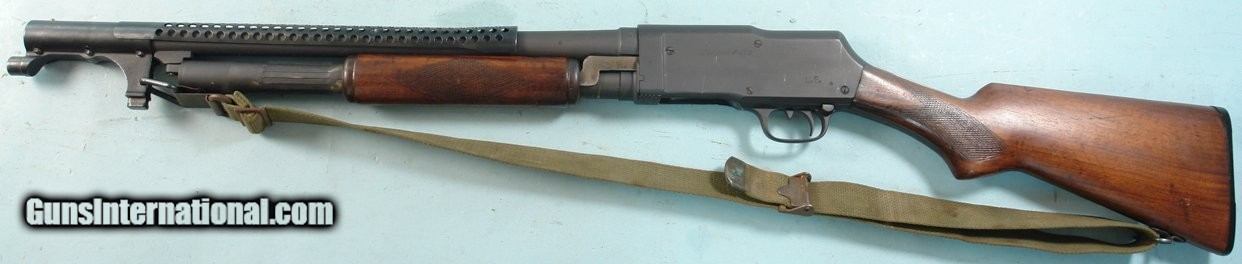 WW2 WWII WESTERN FIELD STEVENS U.S. MODEL SB30 (520) PUMP 12 GAUGE ...