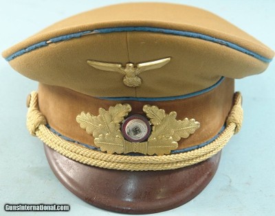 WW2 WWII GERMAN M39 NSDAP POLITICAL REICH LEADERSHIP HIGH RANKING NAVAL MEDICAL OFFICER OTSGRUPPE VISOR CAP