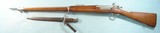 SPANISH-AMERICAN WAR SPRINGFIELD-KRAG U.S. MODEL 1892/96 .30-40 CAL. RIFLE W/BAYONET - 2 of 12
