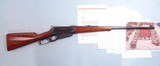 EXCEPTIONAL WINCHESTER MODEL 1895 TAKE-DOWN SPECIAL ORDER UNCHECKERED DELUXE FACTORY OWNER NAME ENGRAVED “JOHN WILCH” LEVER ACTION .35 WCF RIFLE CIRCA - 1 of 9