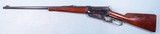 EXCEPTIONAL WINCHESTER MODEL 1895 TAKE-DOWN SPECIAL ORDER UNCHECKERED DELUXE FACTORY OWNER NAME ENGRAVED “JOHN WILCH” LEVER ACTION .35 WCF RIFLE CIRCA - 2 of 9