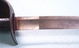 FRENCH MODEL 1833 NAVAL CUTLASS DATED 1841 WITH SCABBARD. - 4 of 8