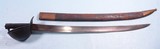 FRENCH MODEL 1833 NAVAL CUTLASS DATED 1841 WITH SCABBARD. - 2 of 8