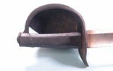 FRENCH MODEL 1833 NAVAL CUTLASS DATED 1841 WITH SCABBARD. - 5 of 8