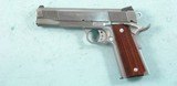 SPRINGFIELD ARMORY MODEL 1911-A1 SEMI-AUTO .45 ACP CAL. 5” STAINLESS PISTOL W/ORIG. BOX. - 2 of 5