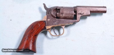 RARE ORIGINAL COLT WELLS FARGO MODEL 1849 PERCUSSION POCKET REVOLVER.