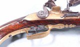 REVOLUTIONARY WAR ERA GERMAN FLINTLOCK OFFICER’S HOLSTER PISTOL BY JOHANN VON DER FECHT OF BERLIN CIRCA MID 1700’S. - 7 of 11