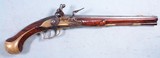 REVOLUTIONARY WAR ERA GERMAN FLINTLOCK OFFICER’S HOLSTER PISTOL BY JOHANN VON DER FECHT OF BERLIN CIRCA MID 1700’S. - 1 of 11