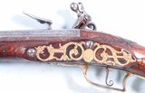 REVOLUTIONARY WAR ERA GERMAN FLINTLOCK OFFICER’S HOLSTER PISTOL BY JOHANN VON DER FECHT OF BERLIN CIRCA MID 1700’S. - 4 of 11
