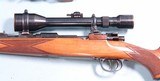 EXCELLENT EARLY POST-WW2 GERMAN MAUSER K98 7X57MM COMMERCIAL SPORTER BY AKAH W/ ZEISS SUPRA 6X56 SCOPE & CASE. - 4 of 12