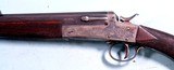 EXCELLENT BEST GRADE HOLLAND & HOLLAND SIDE LEVER AUTOMATIC EJECTOR ROOK AND RABBIT SINGLE SHOT OCTAGON 26” RIFLE CIRCA 1890’S. - 4 of 8
