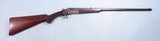 EXCELLENT BEST GRADE HOLLAND & HOLLAND SIDE LEVER AUTOMATIC EJECTOR ROOK AND RABBIT SINGLE SHOT OCTAGON 26” RIFLE CIRCA 1890’S. - 2 of 8