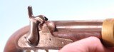 H. ASTON U.S. MODEL 1842 PERCUSSION .54 CAL. SINGLE SHOT CAVALRY PISTOL DATED 1851. - 9 of 9